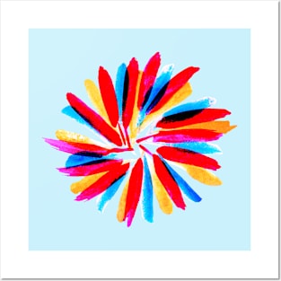 FLOWER TWIRL Posters and Art